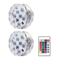 💡 Submersible LED Lights + Free Remote Control